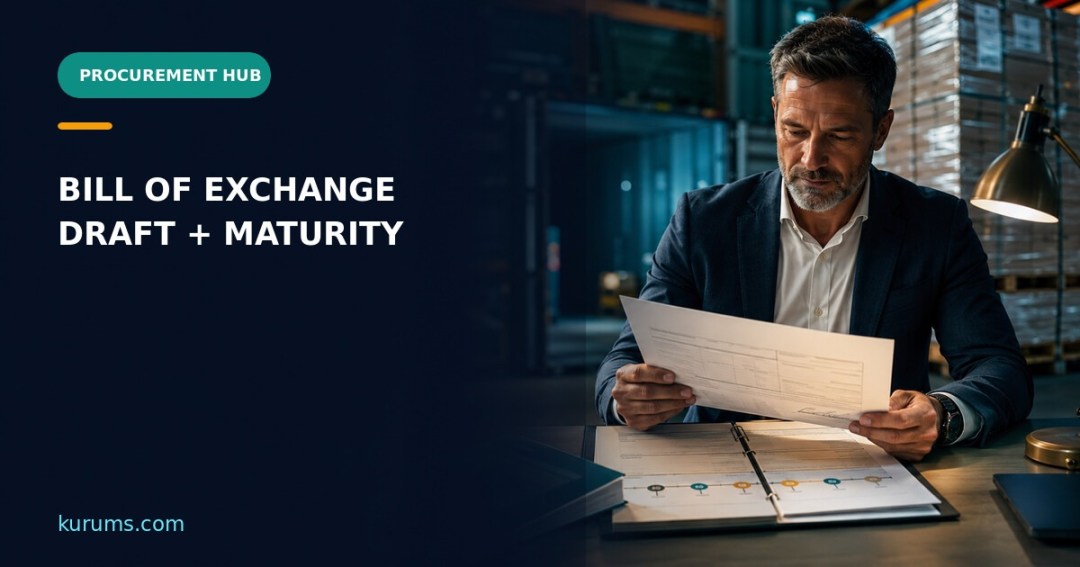 Procurement Hub cover for Bill of Exchange: Draft Acceptance, Due Dates and Payment-Evidence Controls