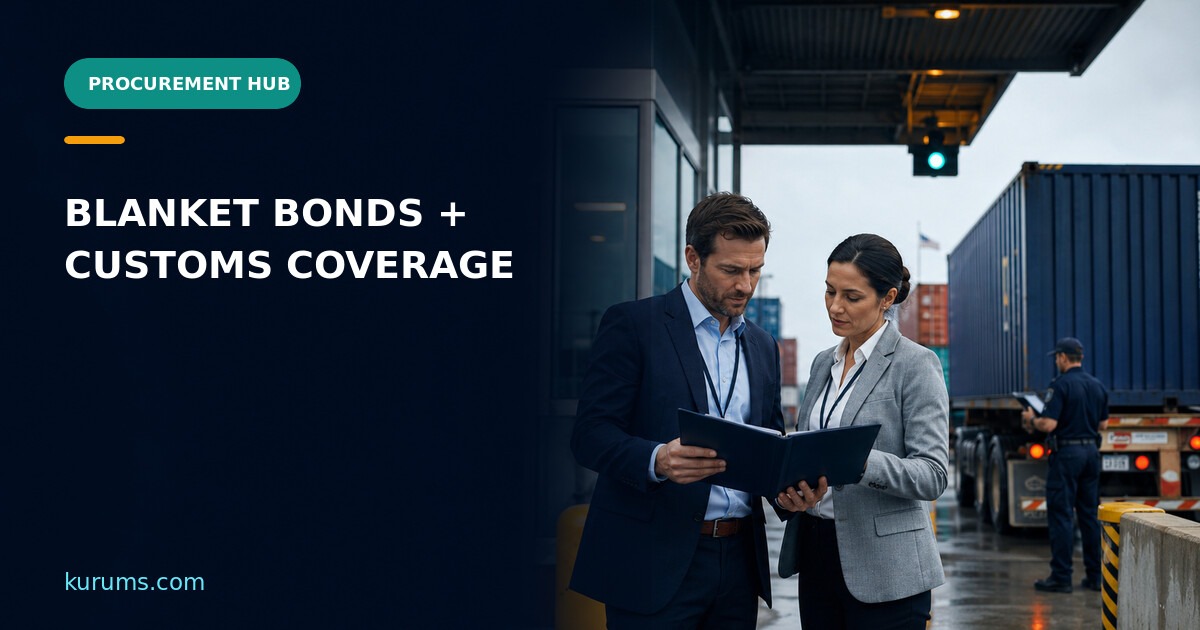 Procurement Hub cover for Blanket Bonds and Customs Coverage: Continuous Import Security Controls
