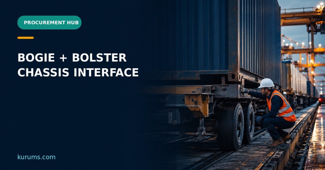 Procurement Hub cover for Bogie and Bolster Controls: Container Chassis, Interfaces and Safe Handoffs