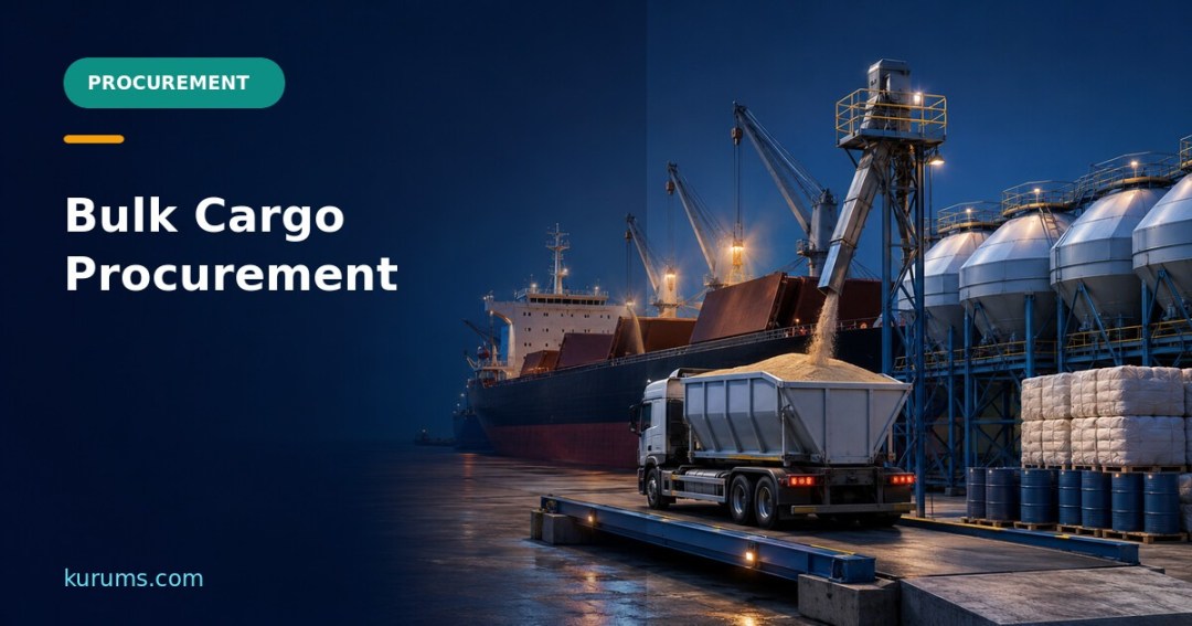 { "raw": "Bulk Cargo Procurement: Bulk Carriers, Bulk-Freight Containers, Barrel, Bale and Tonnage", "rendered": "Bulk Cargo Procurement: Bulk Carriers, Bulk-Freight Containers, Barrel, Bale and Tonnage" } — Kurums Procurement Hub featured image