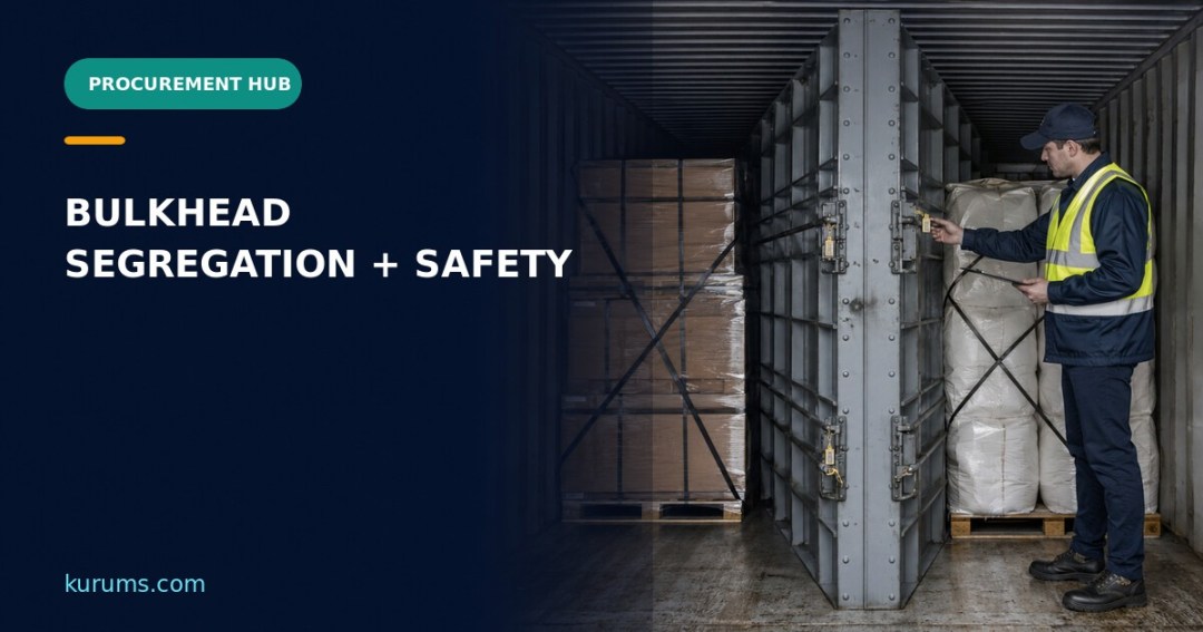 Procurement Hub cover for Bulkhead: Cargo Segregation, Structural Separation and Compatibility Controls