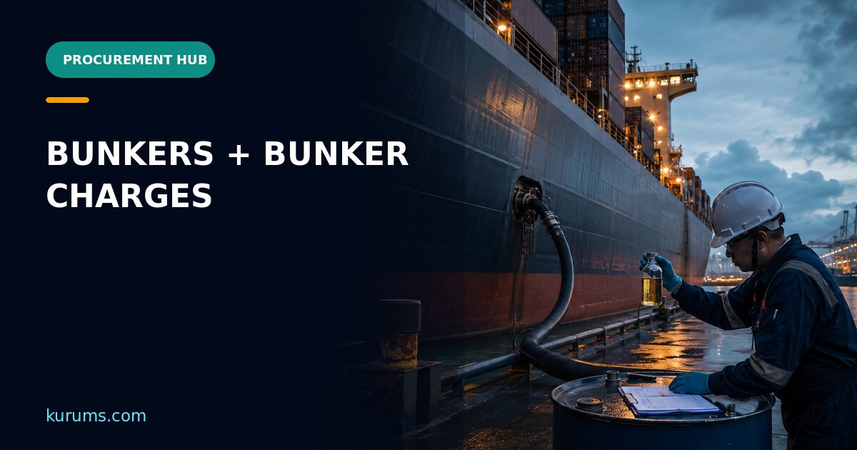 Procurement Hub cover for Bunkers and Bunker Charges: Marine Fuel Procurement and Quality Controls
