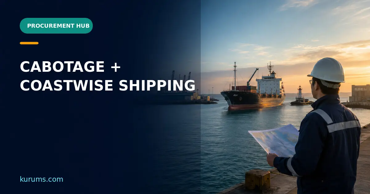 Procurement Hub cover for Cabotage and Coastwise Shipping: Domestic Maritime Sourcing Controls
