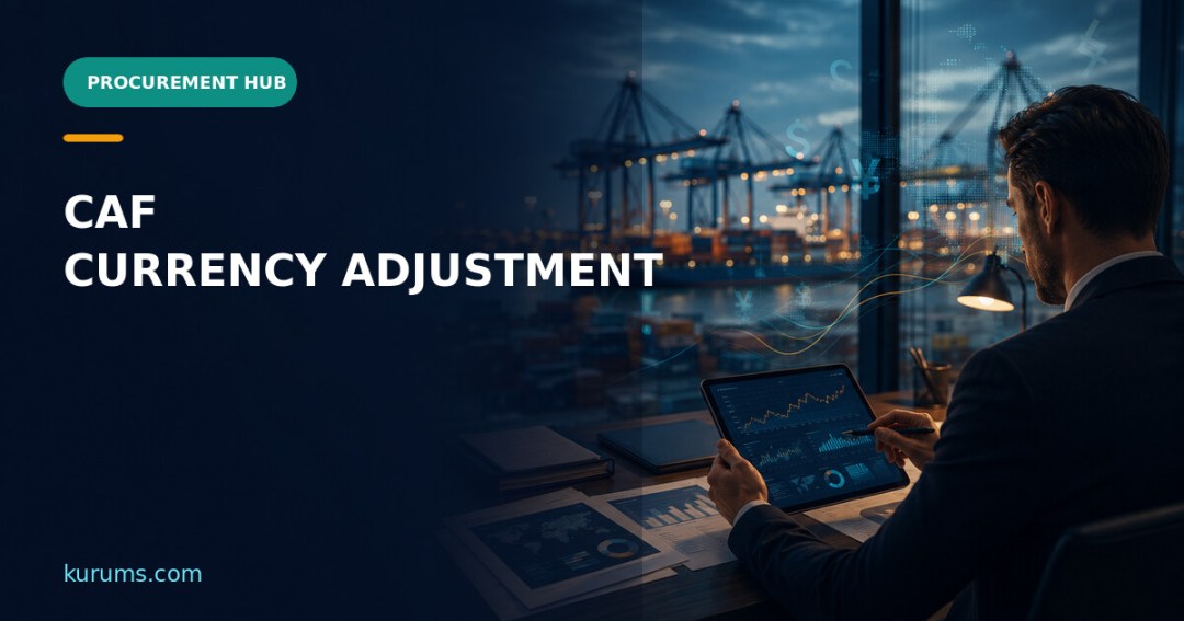 Procurement Hub cover for CAF (Currency Adjustment Factor): FX Freight Risk and Contract Controls