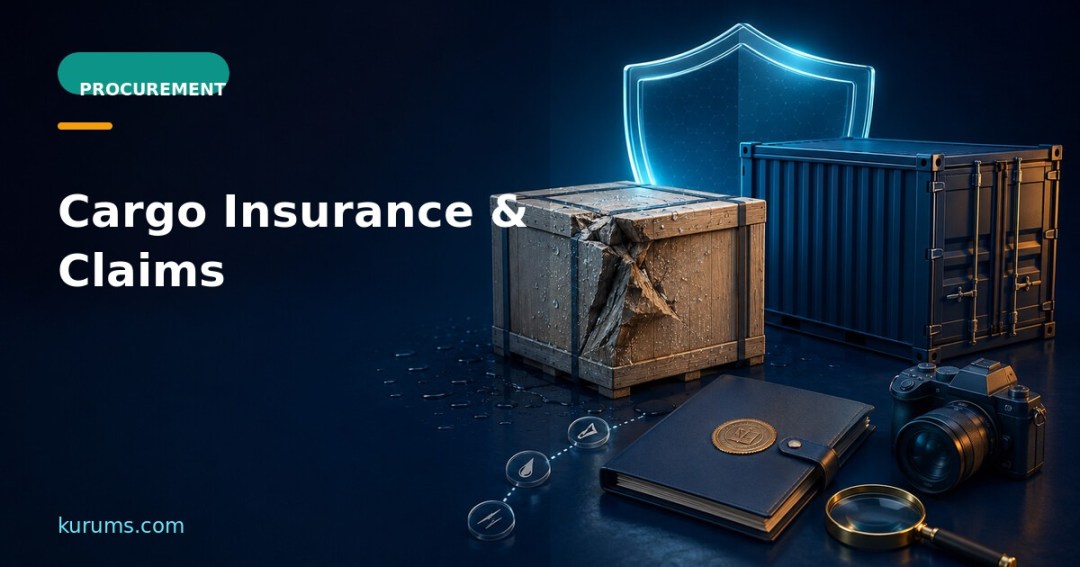 Damaged cargo evidence protected by insurance and claims documentation