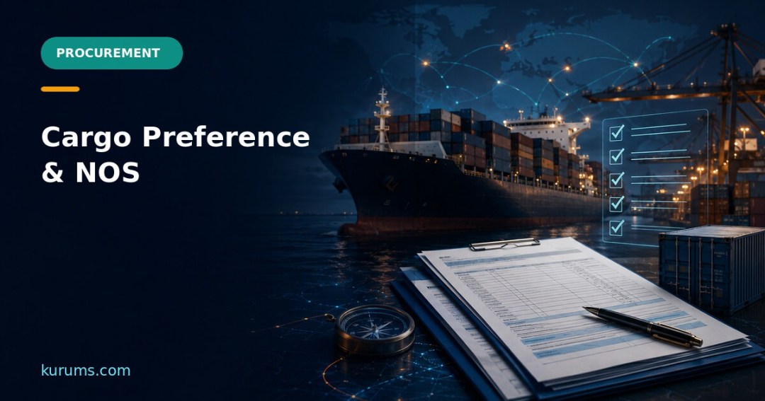 { "raw": "Cargo Preference and Cargo NOS: Controlling Restricted and Unspecified Freight", "rendered": "Cargo Preference and Cargo NOS: Controlling Restricted and Unspecified Freight" } — Kurums Procurement Hub featured image