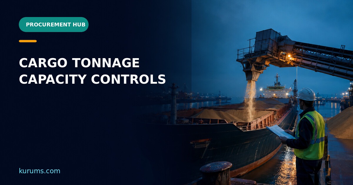 Procurement Hub cover for Cargo Tonnage: Rated Weight, Capacity and Freight Commitment Controls