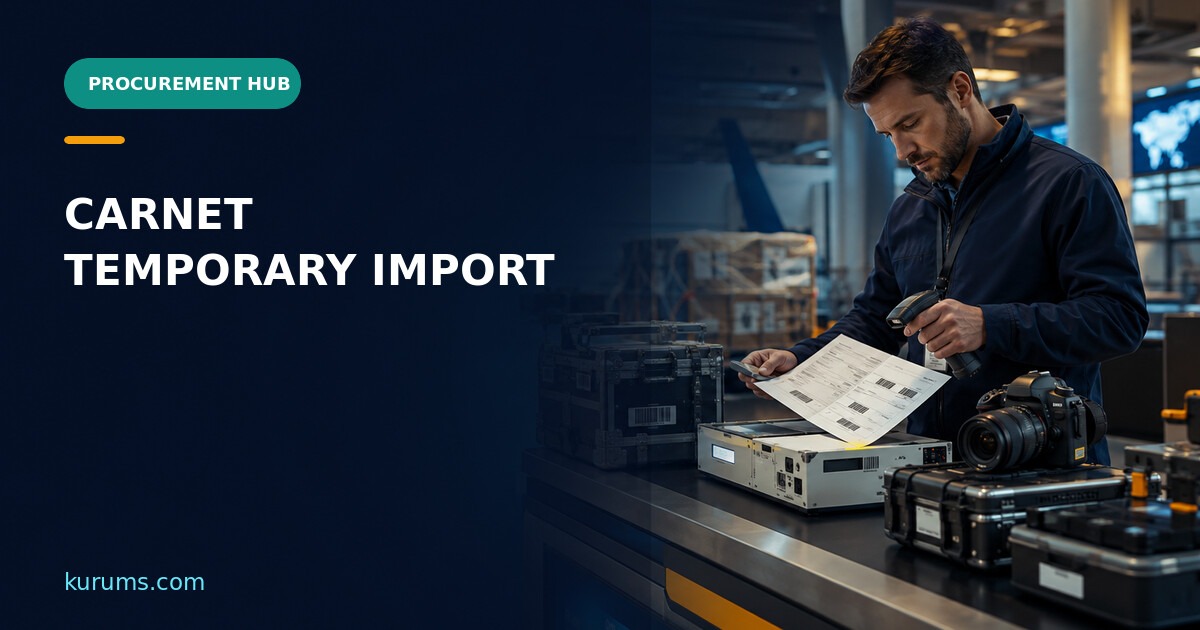Procurement Hub cover for Carnet: Temporary Import, Re-Export and Customs Guarantee Controls