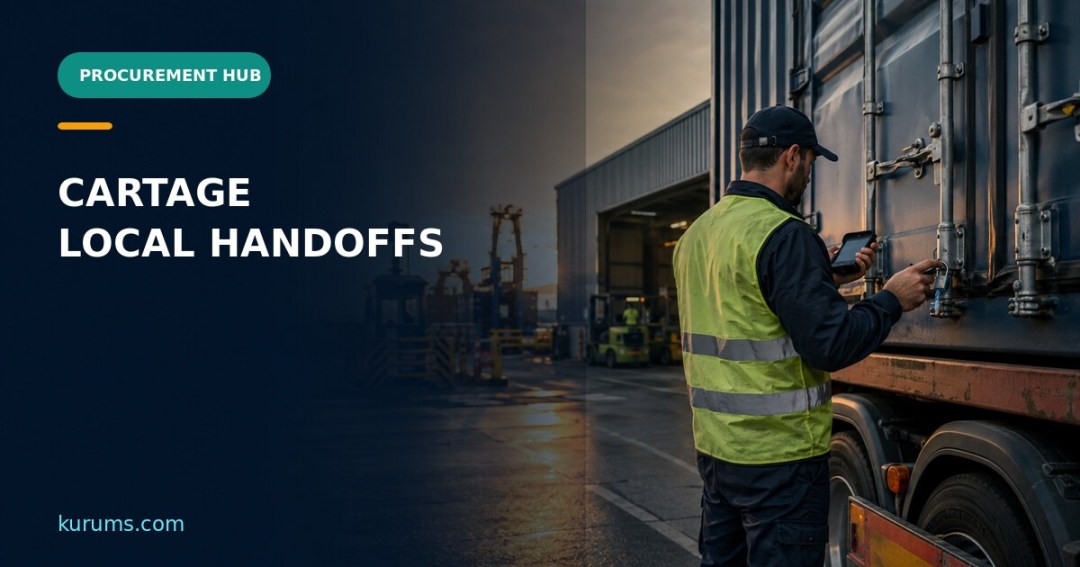 Procurement Hub cover for Cartage: Local Drayage, Handoff and Delivery-Cost Controls