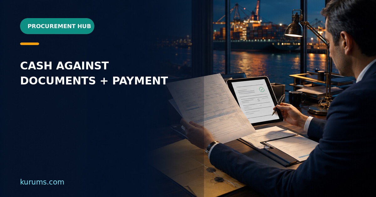Procurement Hub cover for Cash Against Documents: Payment Release and Document-Control Rules