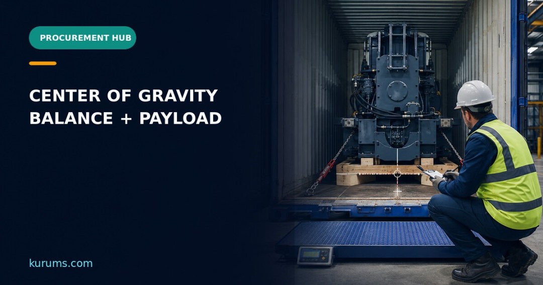 Procurement Hub cover for Center of Gravity: Balance, Payload and Safe-Stowage Controls