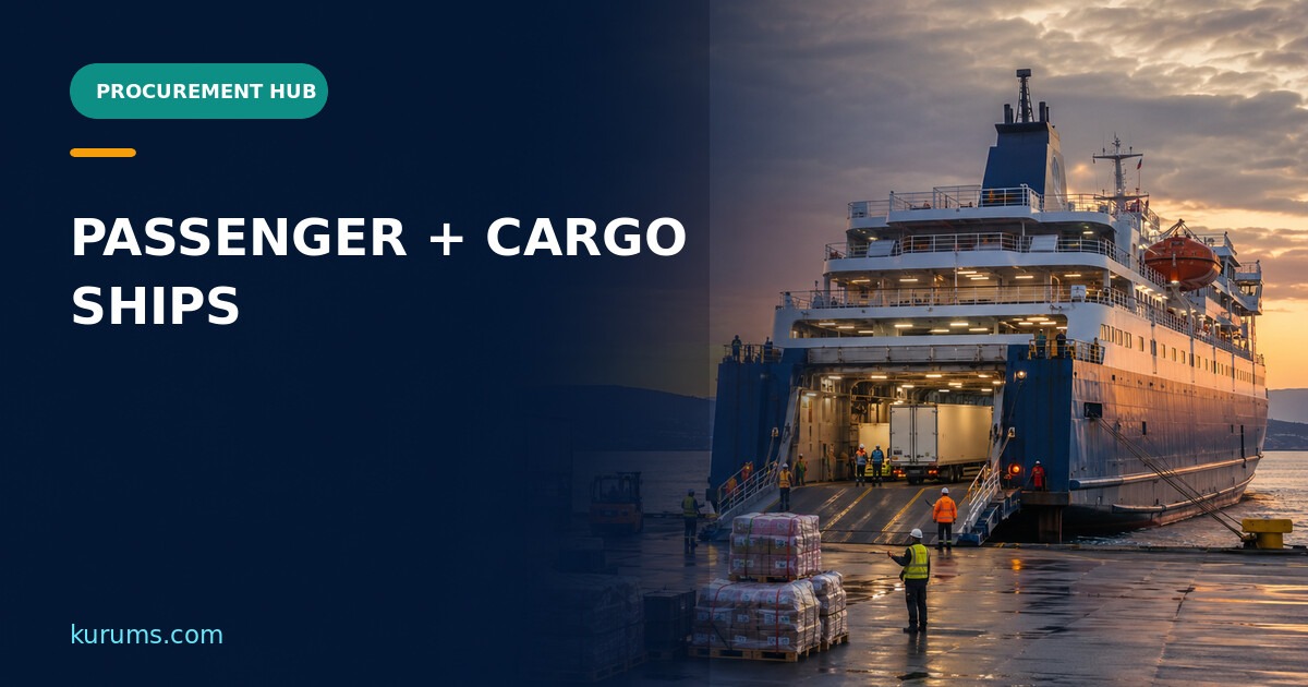 Procurement Hub cover for Combination Passenger and Cargo Ships: Mixed-Use Vessel Procurement Controls