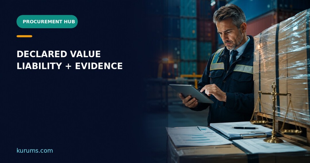 Procurement Hub cover for Declared Value: Cargo Valuation, Liability and Insurance Evidence