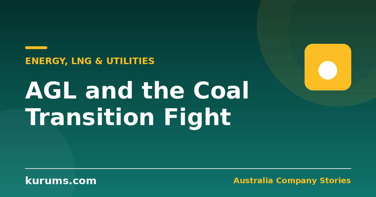 AGL Energy: How an 1837 Utility Lost Control of Its Own Transition