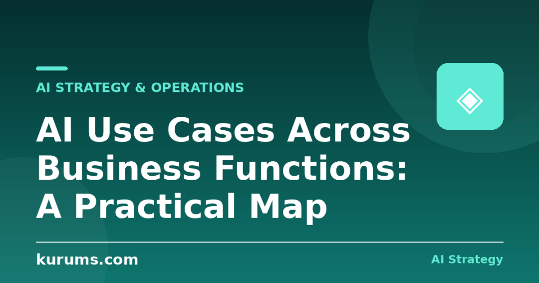 AI Use Cases Across Business Functions: A Practical Map