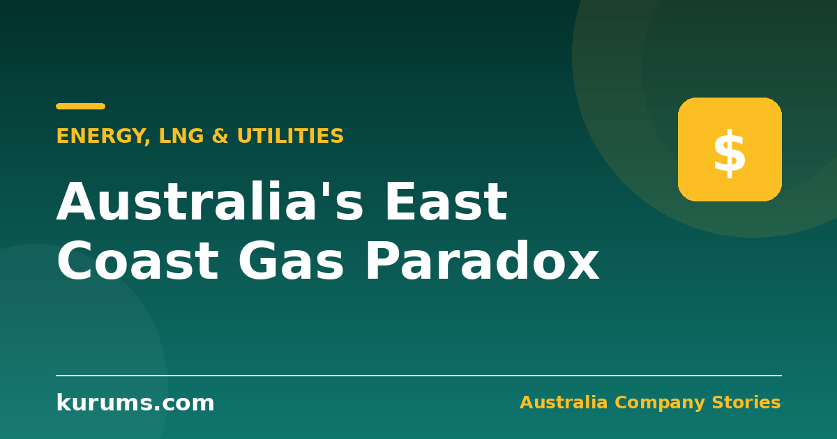 Australia's Gas Paradox: A Top LNG Exporter Facing Domestic Shortfalls