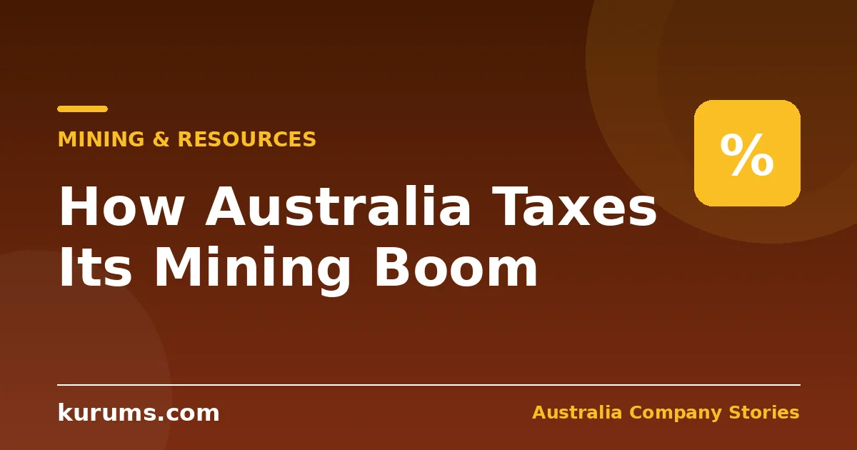 How Australia Taxes Its Mining Boom: Royalties, PRRT and Resource Rent