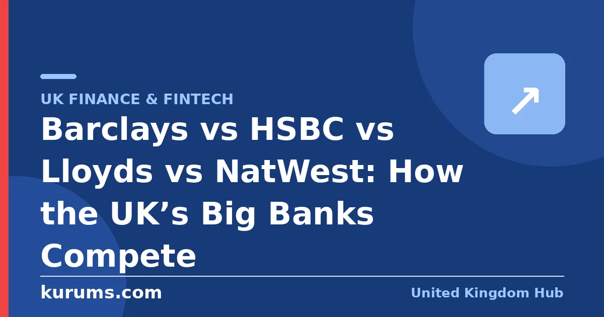 Barclays vs HSBC vs Lloyds vs NatWest: How the UK’s Big Banks Compete