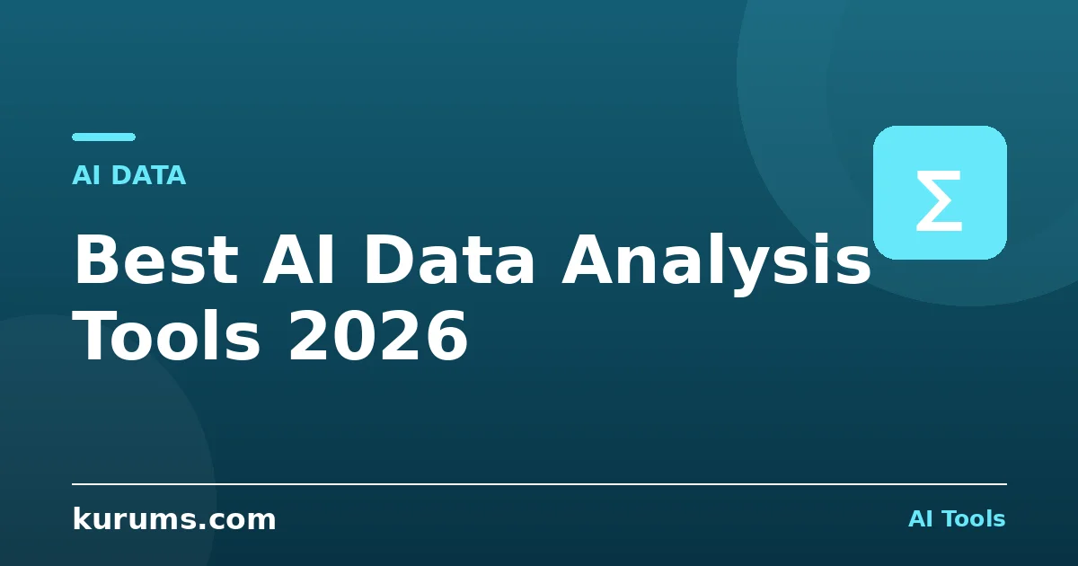 Best AI Data Analysis Tools 2026