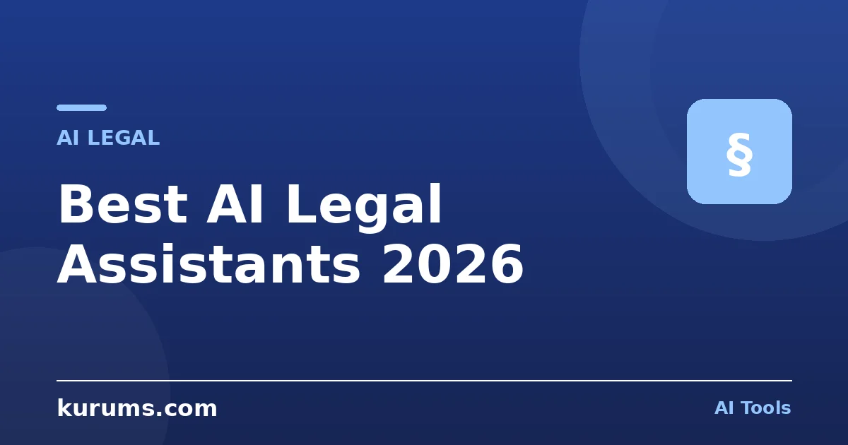 Best AI Legal Assistants 2026
