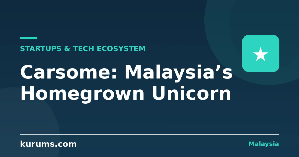 Carsome: Malaysia’s Homegrown Unicorn