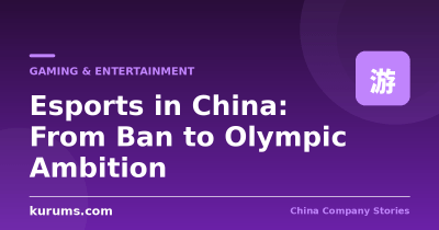 Esports in China: From Ban to Olympic Ambition