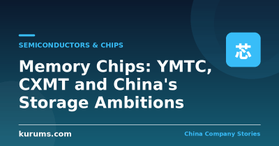 Memory Chips: YMTC, CXMT and China’s Storage Ambitions