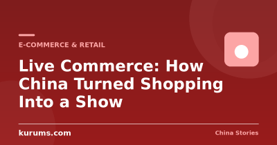Live Commerce: How China Turned Shopping Into a Show