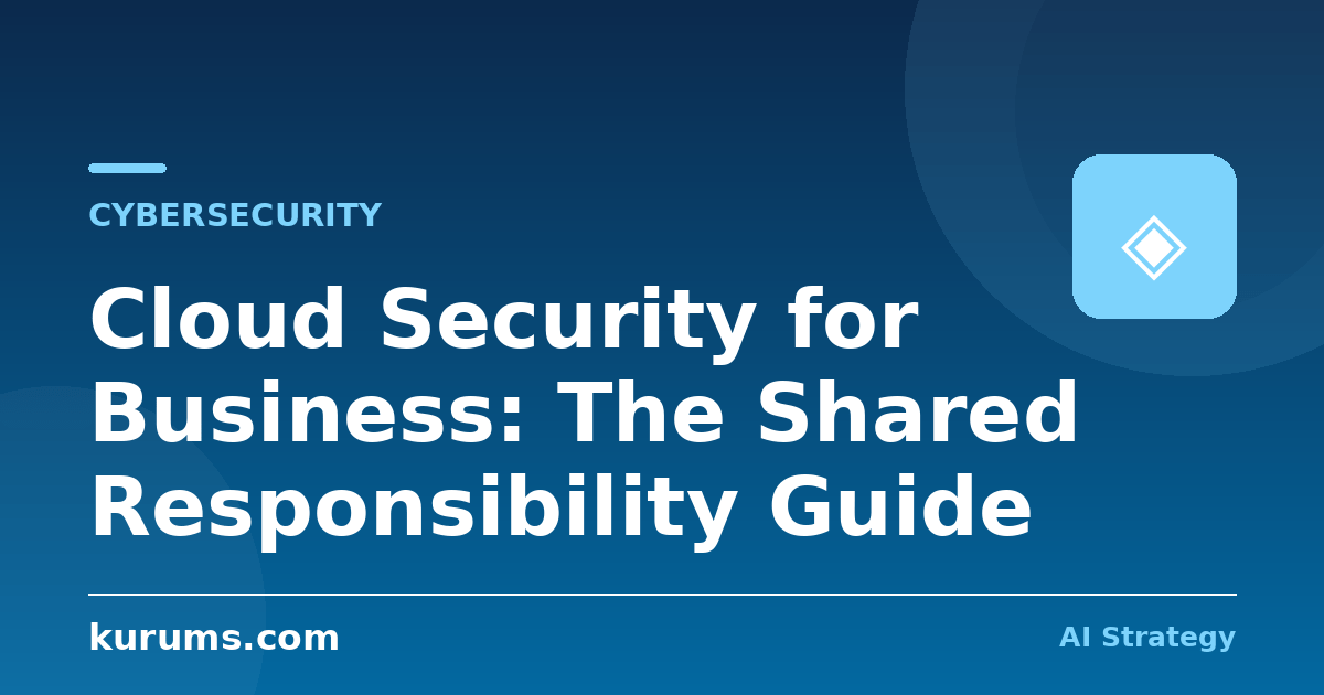 Cloud Security for Business: The Shared Responsibility Guide