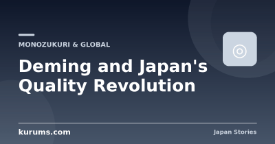 Deming and Japan’s Quality Revolution