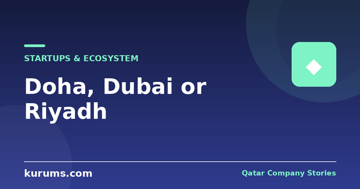 Doha, Dubai or Riyadh: Where Should a Gulf Startup Base?
