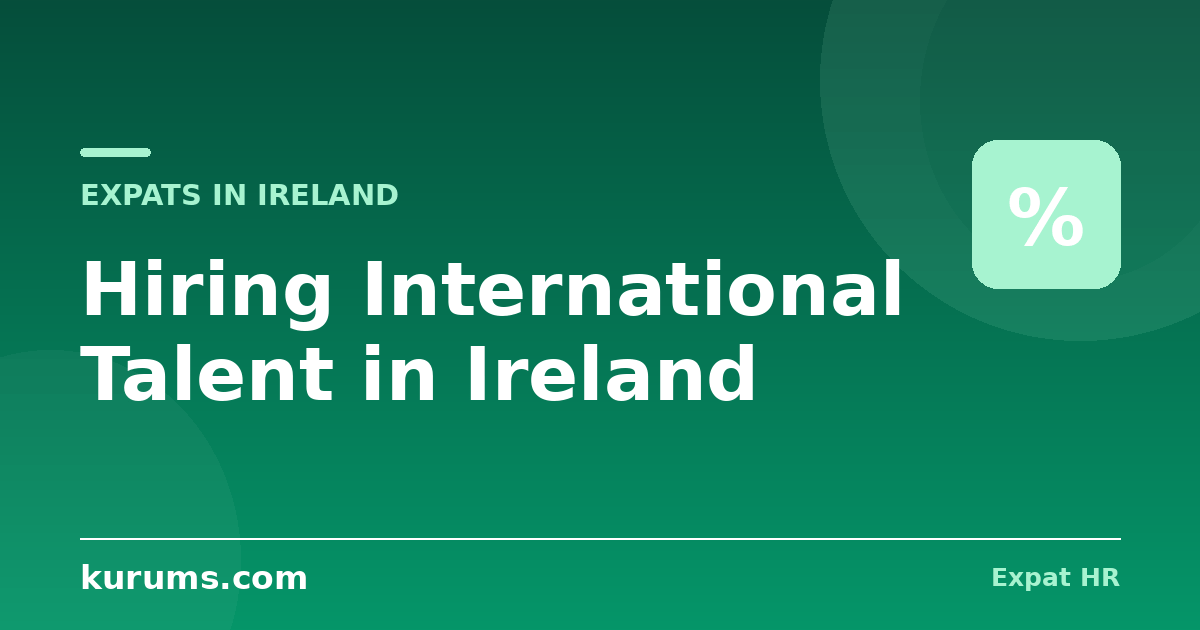 Hiring International Talent in Ireland: Permits, the 50:50 Rule & Employer Compliance (2026)