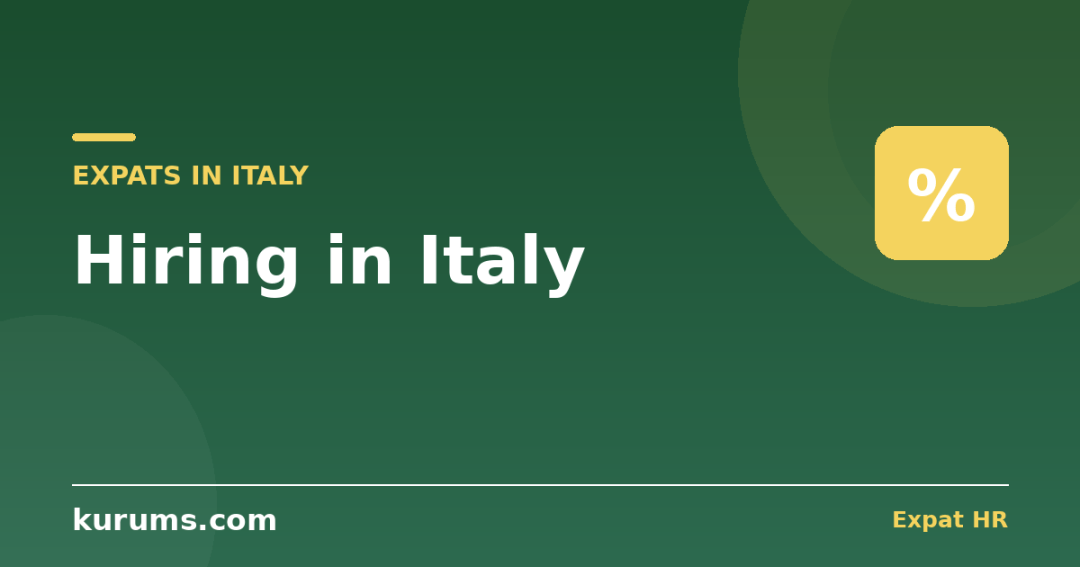Hiring in Italy: CCNL, UNILAV, the TFR & Employer Compliance (2026)
