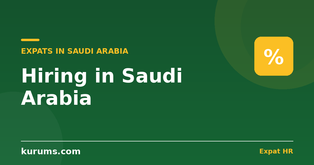 Hiring in Saudi Arabia: Nitaqat, the RHQ Programme & Employer Compliance (2026)