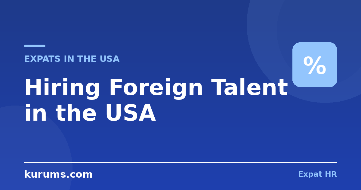 Hiring Foreign Talent in the USA: The Employer Compliance Checklist — I-9, LCA, Multi-State Payroll & EOR (2026)