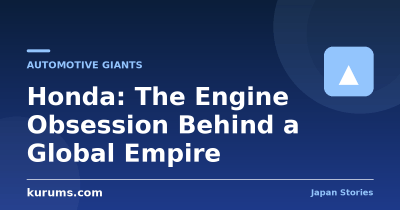 Honda: The Engine Obsession Behind a Global Empire