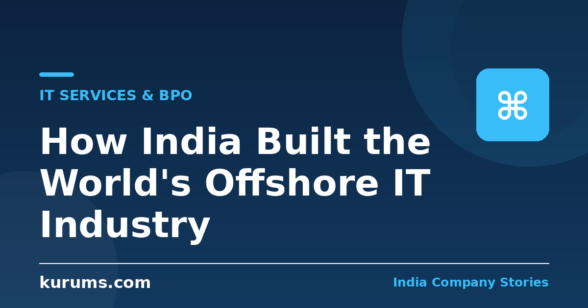 How India Built the World’s Offshore IT Industry