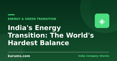 India’s Energy Transition: The World’s Hardest Balance
