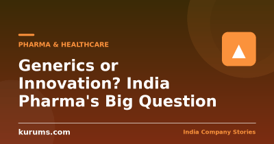 Generics or Innovation? India Pharma’s Big Question