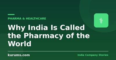 Why India Is Called the Pharmacy of the World