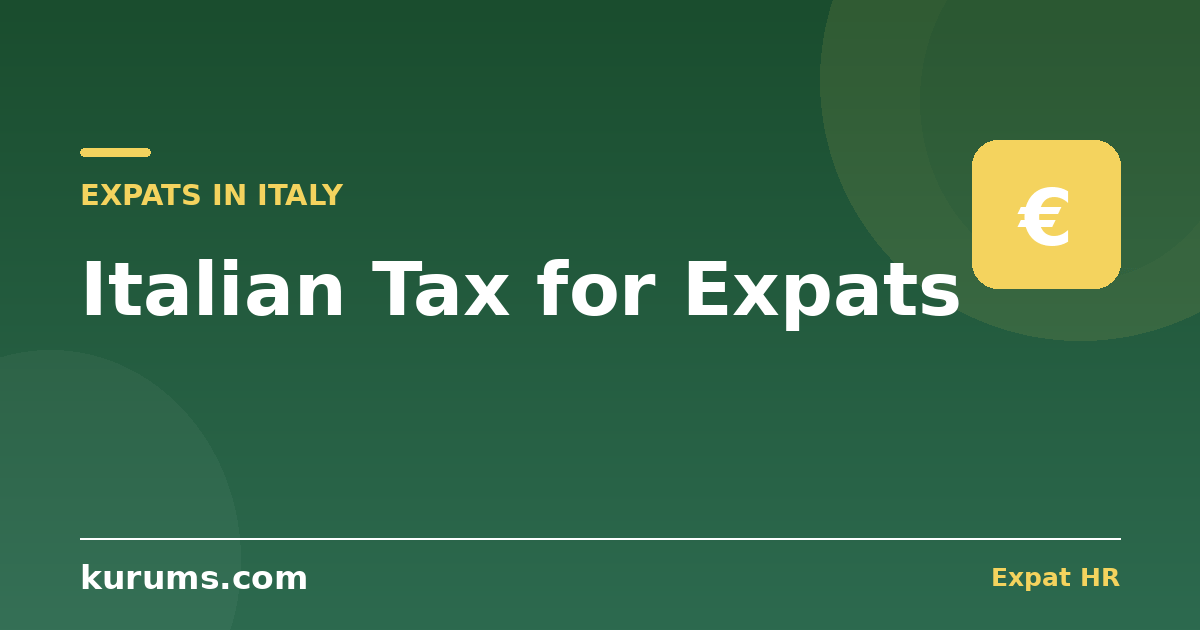 Italian Tax for Expats: The Impatriate Regime After the 2024 Cut, IRPEF & INPS (2026)