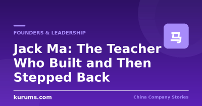 Jack Ma: The Teacher Who Built and Then Stepped Back