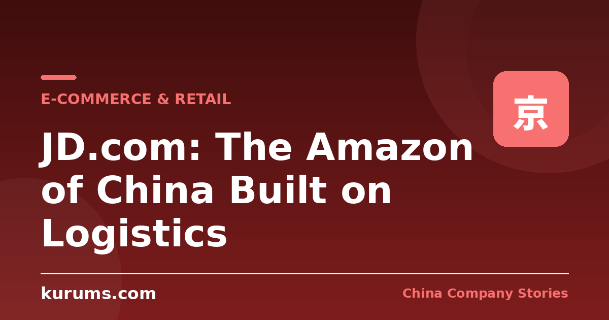 JD.com: The Amazon of China Built on Logistics