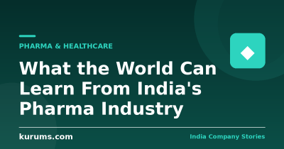 What the World Can Learn From India’s Pharma Industry