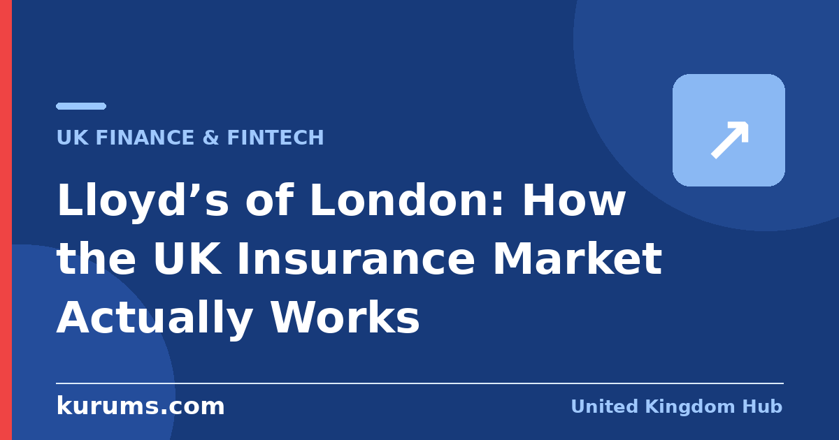 Lloyd’s of London: How the UK Insurance Market Actually Works