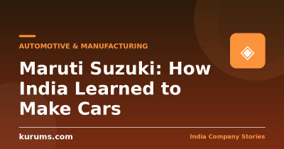 Maruti Suzuki: How India Learned to Make Cars