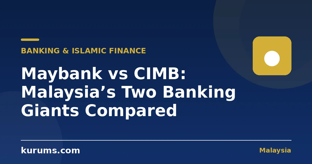 Maybank vs CIMB: Malaysia’s Two Banking Giants Compared
