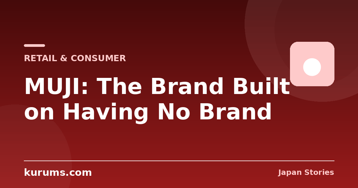 MUJI: The Brand Built on Having No Brand