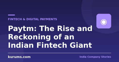 Paytm: The Rise and Reckoning of an Indian Fintech Giant