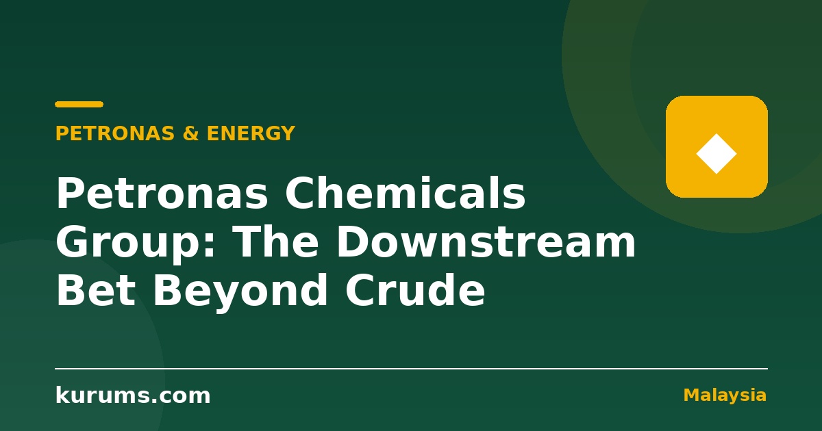 Petronas Chemicals Group: The Downstream Bet Beyond Crude